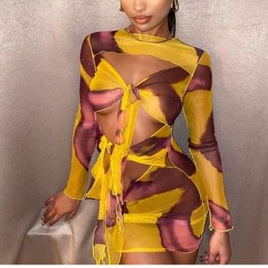 Kim shui swirl dress